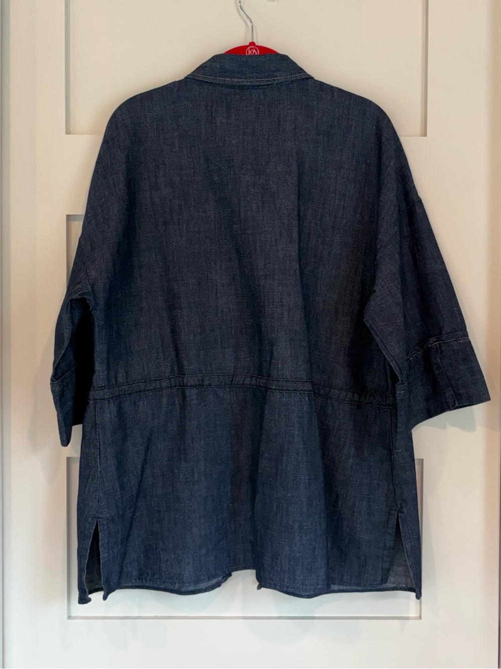 Zara Z1975 Denim Adjustable Waist Overshirt - Picture 4 of 6
